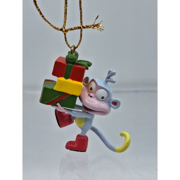 6 Dora The Explorer Christmas Ornaments Including Dora, Backpack, Swiper, Monkey - Picture 2 of 16
